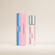 Perroy Packshot flacon et emballage 15ml Azureblush fond beige